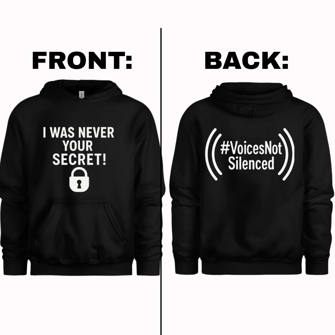 Hoodie - I Was Never Your Secret - Black