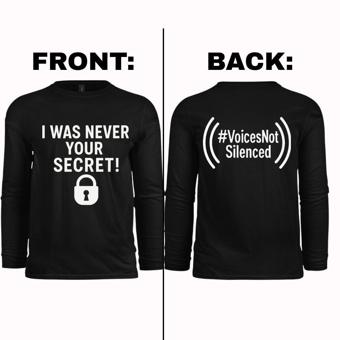 Long Sleeve - I Was Never Your Secret - Black