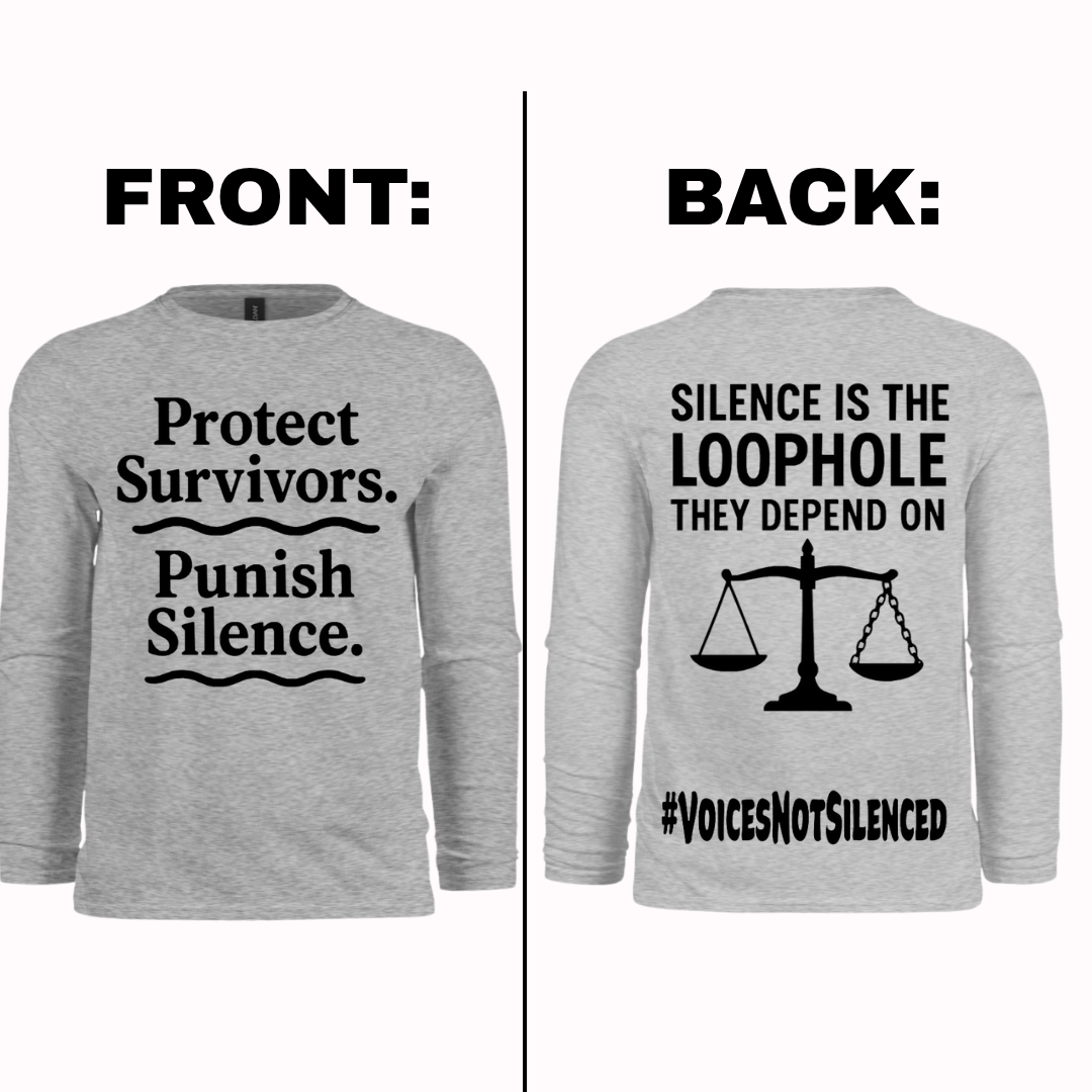 Long Sleeve - Silence Is the Loophole - Grey