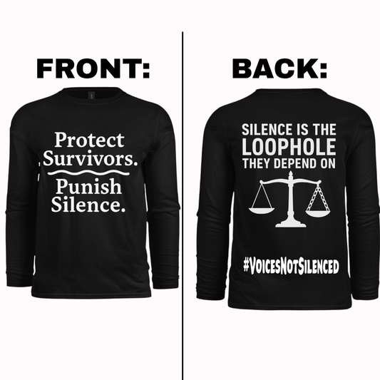 Long Sleeve - Silence Is the Loophole - Black
