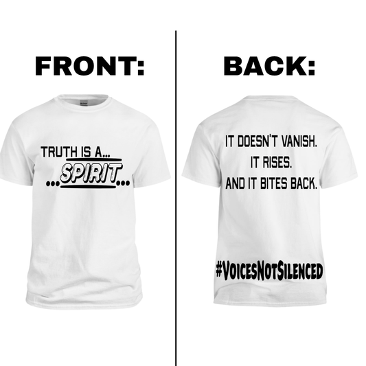 T-Shirt - Truth Is a Spirit - White