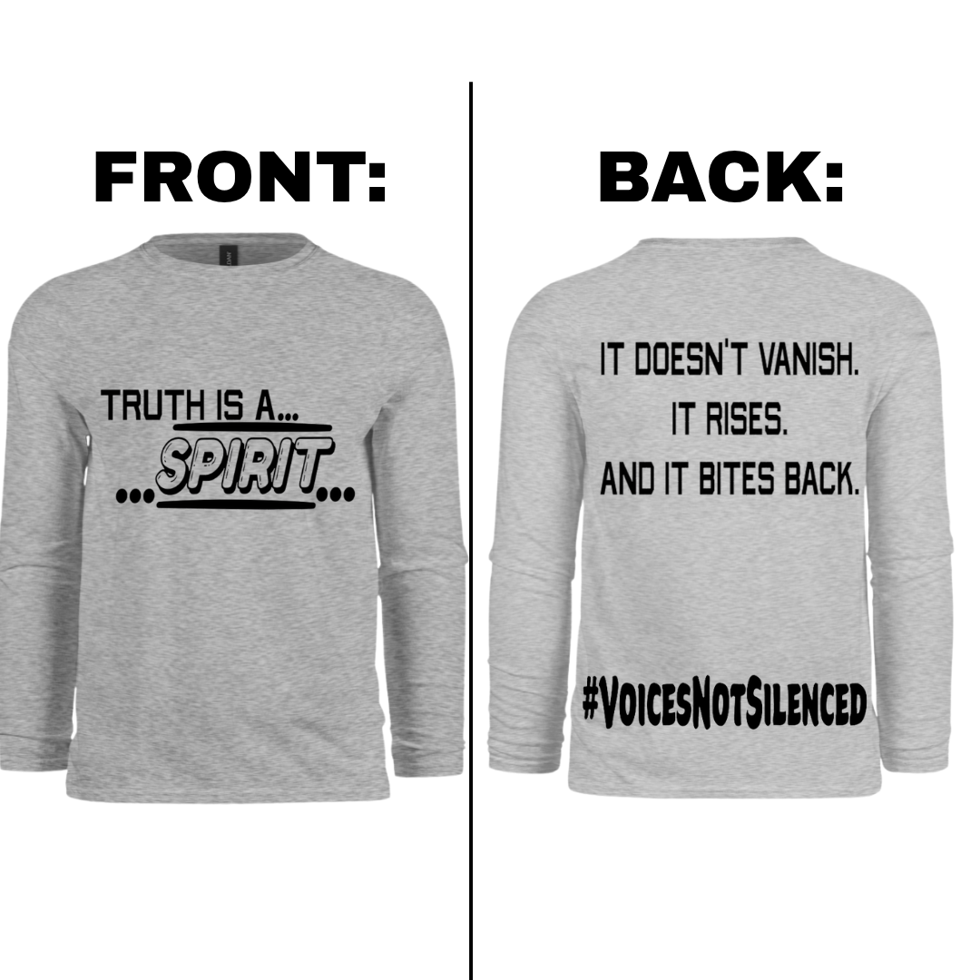 Long Sleeve - Truth Is a Spirit - Grey