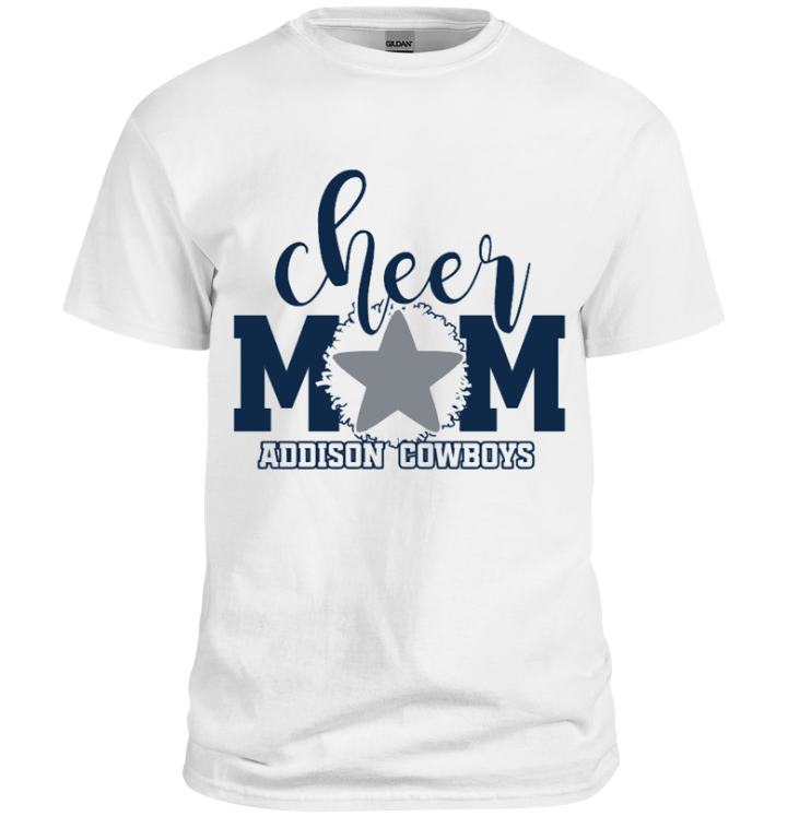 T-Shirt - Proud Cheer Mom - White
