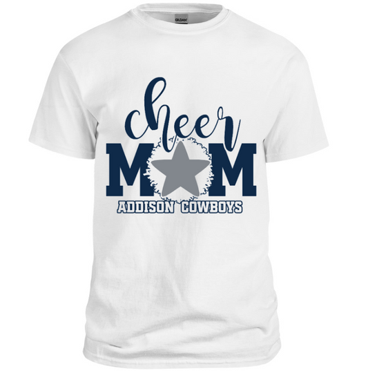 T-Shirt - Proud Cheer Mom - White