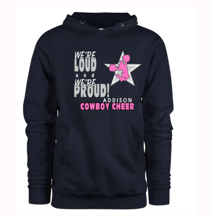 Hoodie - Loud & Proud - Navy