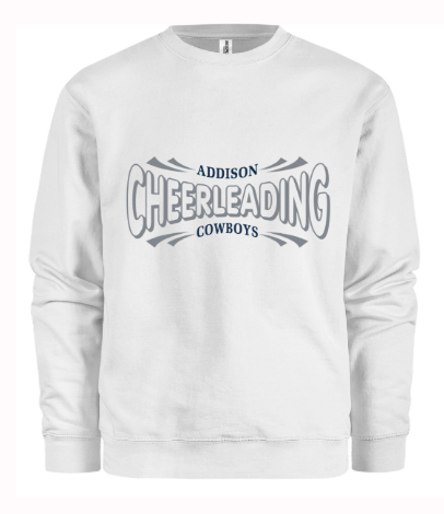 Sweatshirt - Cheer Spirit - White