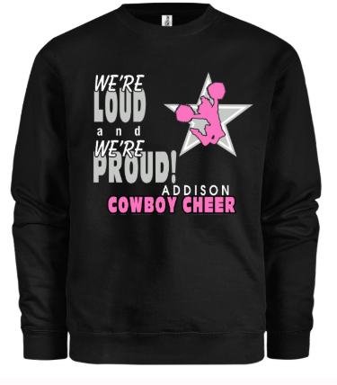 Sweatshirt - Loud & Proud - Black