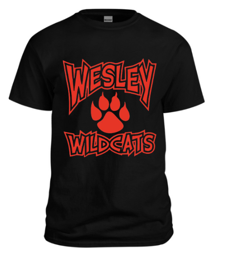 T-Shirt - Wesley Wildcats - Black