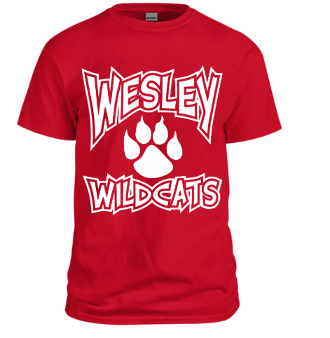 T-Shirt - Wesley Wildcats - Red
