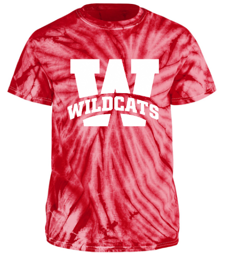 T-Shirt - Wesley Tye-Dye - Red