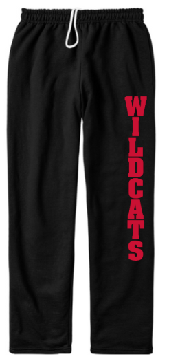 Sweatpants - Wildcats - Black
