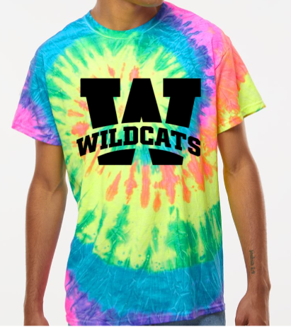 T-Shirt - Wesley Tye-Dye - Rainbow