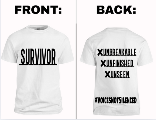 T-Shirt - Survivor – X. X. X - White