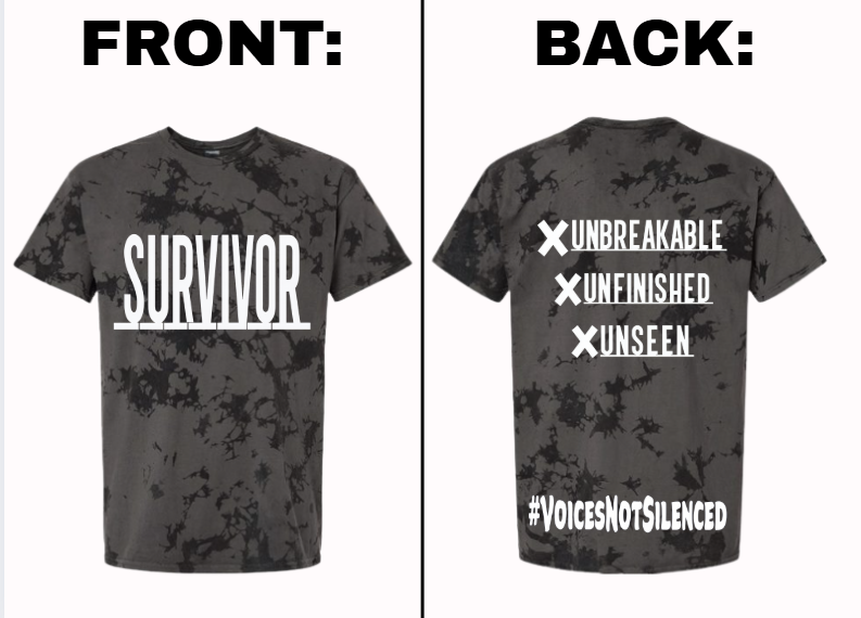 Tye-Dye T-Shirt - Survivor – X. X. X - Black