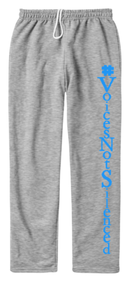 Sweatpants - #VoicesNotSilenced - Grey
