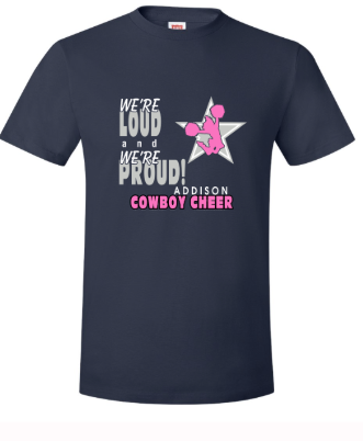 T-Shirt - Loud & Proud - Navy