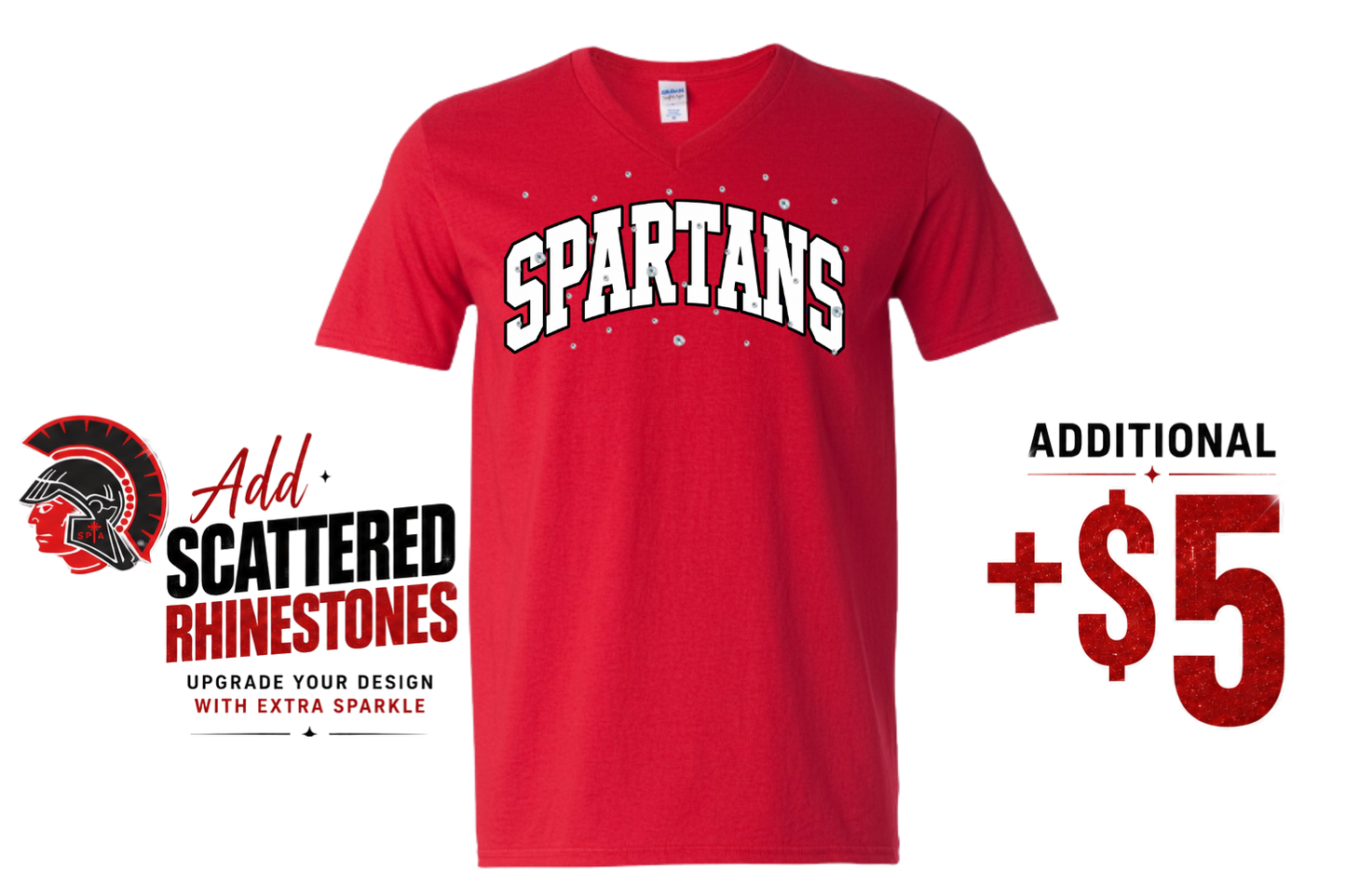 Spartans V-Neck T-Shirt