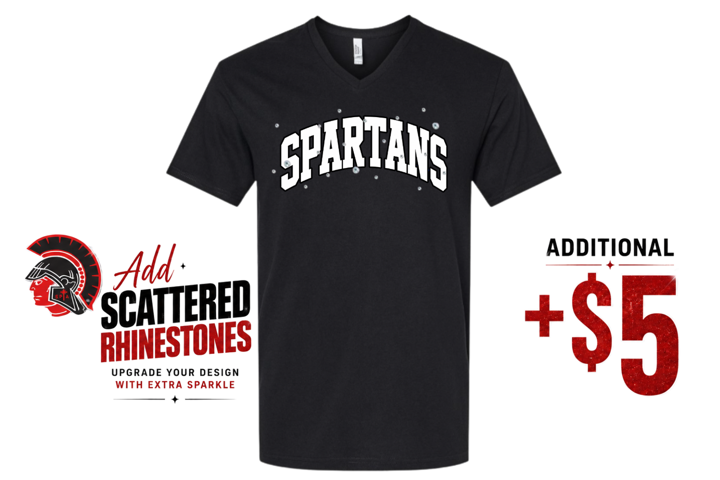 Spartans V-Neck T-Shirt