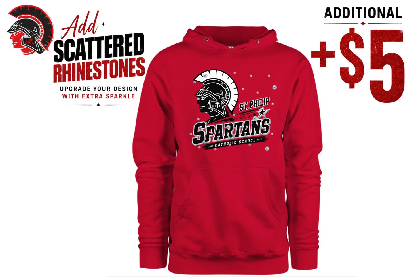 St Philip Spartan Spirit Hoodie